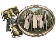 Nine Lives Studio Pic 3 - A group portrait produced from 3 old photos that first needed restoration