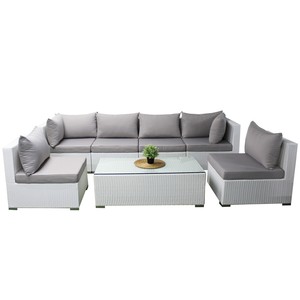 Furniture Fetish Pic 2 - Large Outdoor Lounge Suite Coffee Table Rattan Wicker Furniture White