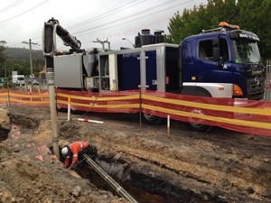 SureSearch Pic 2 - Non Destructive Excavation for Manns Rd Upgrade Gosford