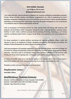 resumeaust.com Pic 2 - Industry Specific Resumes