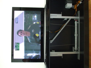 Wagga Wagga Audio Visual Pic 2 - TV Lift hidden in Custom Cabinet inside