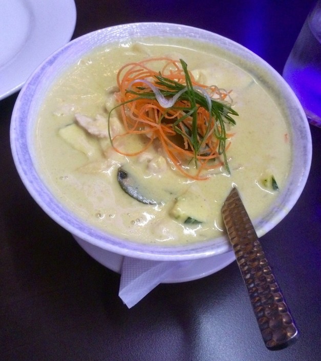 The Thai Orchid Springwood Pic 1 - Green curry with chicken