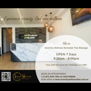 Serenity Wellness Massage - Toowong Pic 3 - Serenity Wellness Thai Massage Toowong