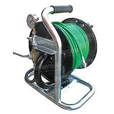 SEQ Plumbing Pic 4 - sewer jetting mini hose reel