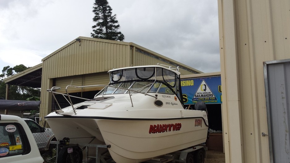 Central Queensland Sailmakers & Upholsterers Pic 1 - Boat clears and covers are just a few of our specialty