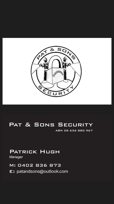 Pat & Sons Security Pic 1