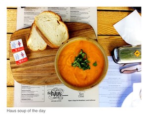 The Haus Cafe Bar and Kitchen Pic 4 - Soup of the day very tasty