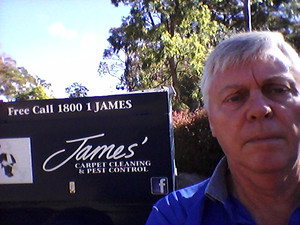 James' Carpet Cleaning & Pest Control Winmalee - Springwood Pic 5 - A selfie is a serious business