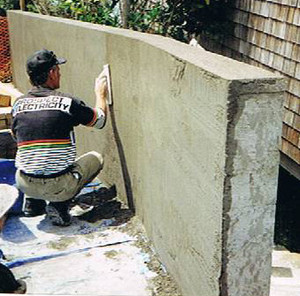 Spread It Plasterers Pic 3 - block wall being plastered