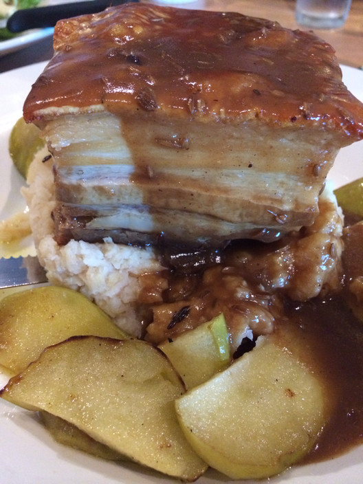 Bradford Hotel Pic 2 - Monster size pork belly on celeriac with apple