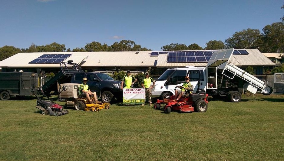 Redlands Lawn Service Pic 1 - All the gear we need to service your property We can even get the bobcat in for your rubbish removal and large property clearing