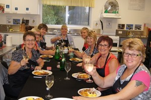 Red Hot Chilli Pepper Pic 5 - Cheers Lunch after one of the cooking classes