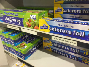 Padstow Food Service Distributors Pic 5 - We supply catering sized and commercial grade cling wrap and foil like these Castaway Branded products