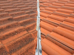 DJL Services Pic 3 - Roof Tiles Before And After DJL High Pressure Cleaning