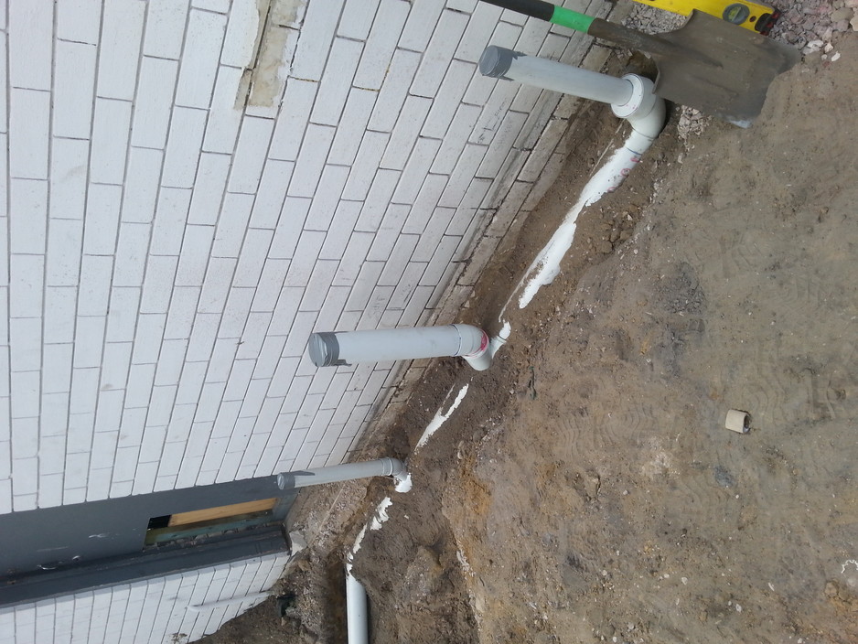 All Time Plumbing Pic 1 - Drains in ready for new ensuite