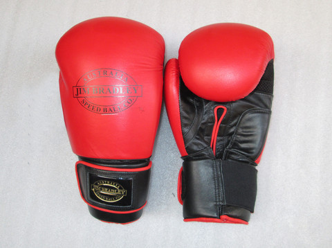 Jim Bradley Speedball Pic 1 - Leather Boxing Glove