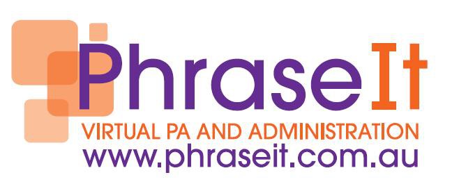 PhraseIt - Virtual PA and Administration Pic 1