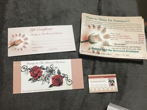 Beauty And The Bronzed Brisbane Pic 3 - Gift certificates loyalty cars and flyers