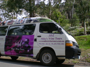 Mike's Wine Tours Pic 4 - Climbing Hanging Rock