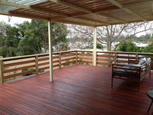 Alteration Innovators Pic 2 - New Jarrah Deck with Patio cover Jarrah decking always comes up well