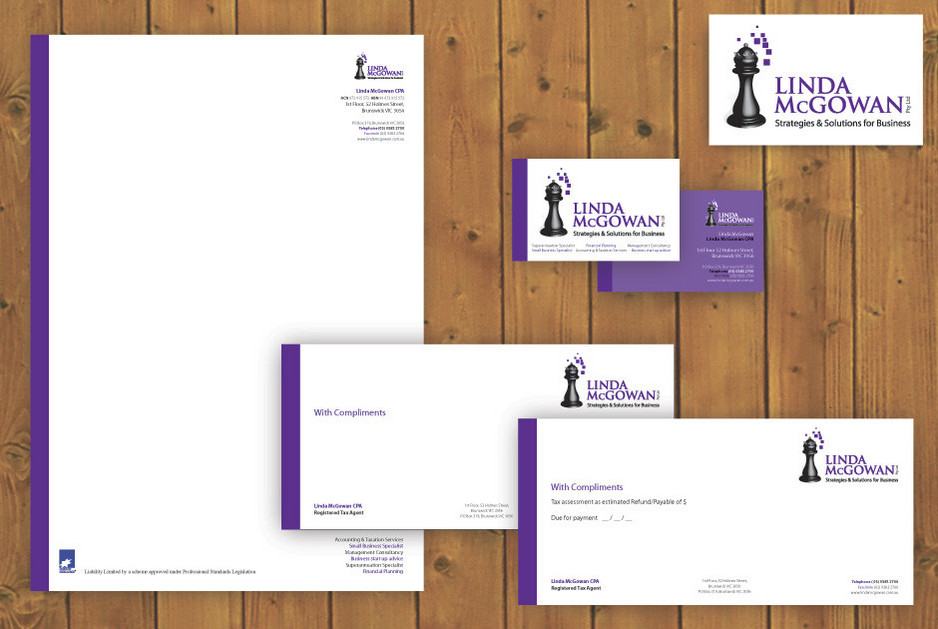 The Marketing Clinic Pic 1 - Linda McGowan Visual Identity Stationery Branding