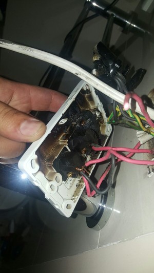 The Local Service Plumbing & Electrical Pic 3 - Danger wiring repaired by the local service