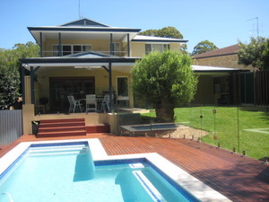 Northpoint Building Pic 4 - Outdoor Area with Pool in the Northern Beaches