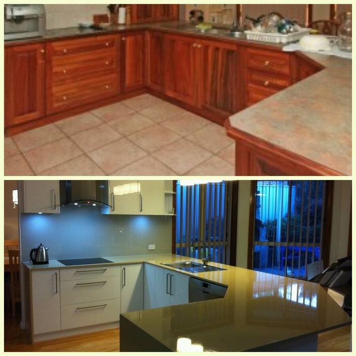 Solid As Rock Pic 1 - Kitchen Facelift Before After