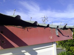 City To Coast Building Maintenance Pic 2 - Short roof sheet leaked back into fascia and framing Causing wood rot