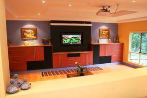 Sunshine Building Services Pic 3 - New Media Room Addition at Wamuran