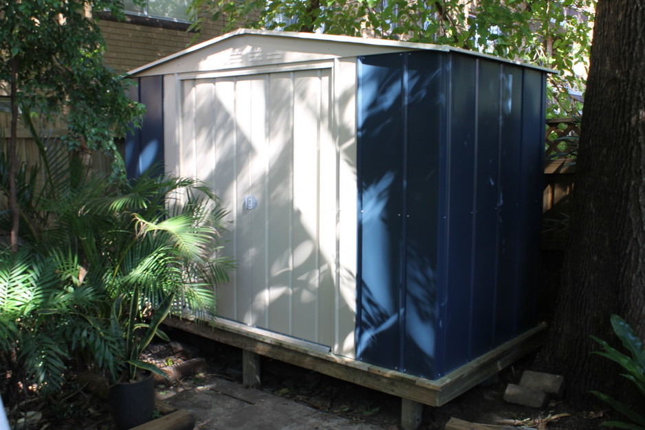 Shed Installations Pic 1 - Oldfields 3 x 15m on Treated Pine Base