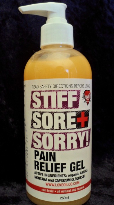 Stiff Sore & Sorry Pain Relief gel & Sports/Injury gel Pic 1