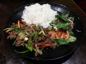 Beschico Cafe Pic 3 - Bulgogi and rice