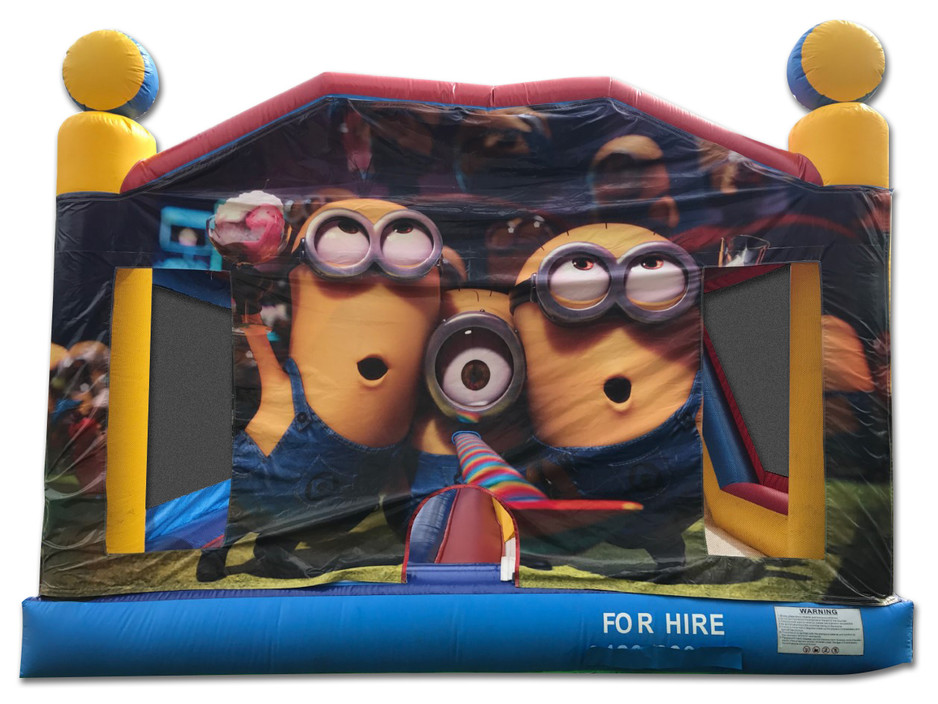 Airborne Jumping Castle Hire Pic 1 - Minions 5m x 5m