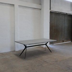 Industriale Pic 2 - custom made furniture dining table with concrete top