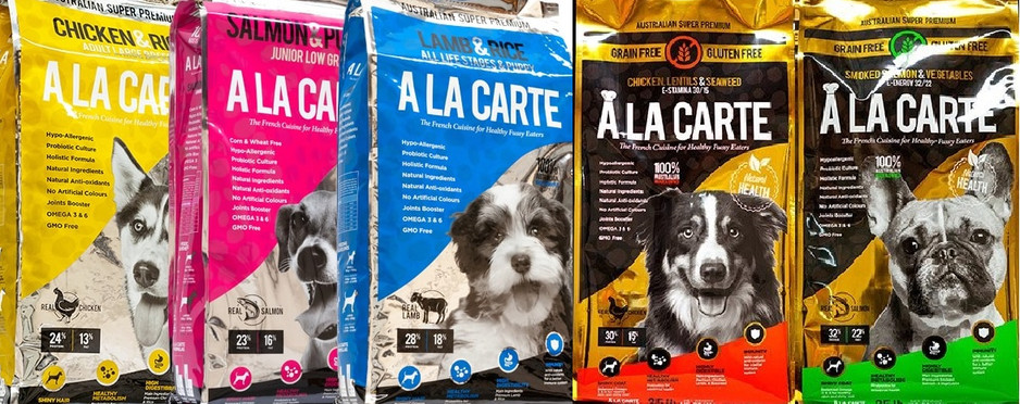 Crazy Dog Lady Pic 1 - A La Carte Dog Food Puppy Adult Low Grain and Grain Free