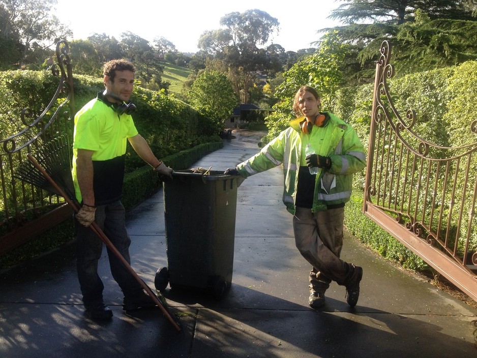 Hedge Master Gardening Services & Tree lopping Pic 1 - Stevie and Nick two of our crew just finished different hedges on the driveway