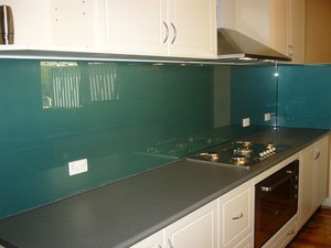 Point Cook Glass Pic 4 - GLASS SPLASHBACKS BLUE METALLIC