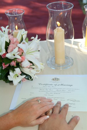 Magnetic Island Celebrant - David Crusty Herron Pic 4 - Now we are wed