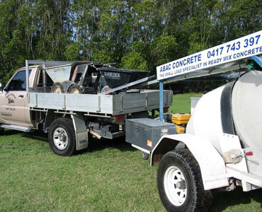 ABAC Concrete Pic 1 - Ute Trailer