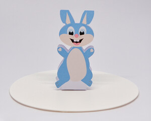 Favours To Go Pic 4 - A 3D party favour called a Desk Buddy This rabbit will stand on almost any flat surface