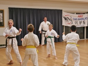 First Tae Kwon Do Pic 4 - Free Sparring