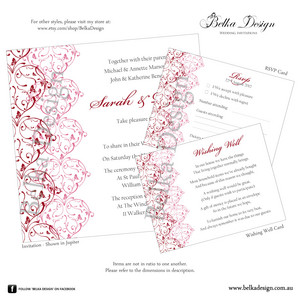 Belka Design - Wedding Invitations Pic 4 - Heart Wedding Invitation