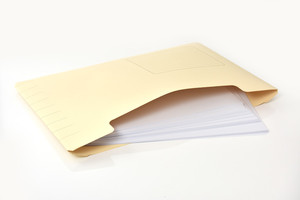 Easi-File Pic 2 - Easi Envelope A foolscap length buff folder with expansion up to 10mm