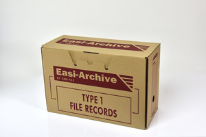 Easi-File Pic 3 - EasiArchive Boxes Slimline archive boxes that are easy to transport They will store all EasiFile Folders Come as one complete piece easy to assemble very sturdy