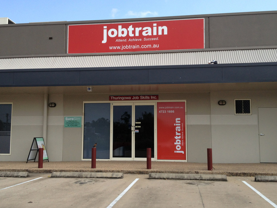 Jobtrain Pic 1 - With storefront on busy Hervey Range Rd theres easy parking entry at rear