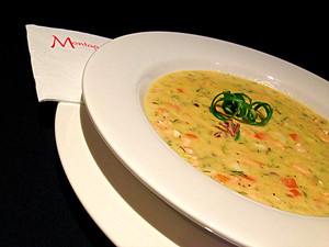 Montague's Restaurant Pic 5 - Soup of the day served with toasted turkish bread