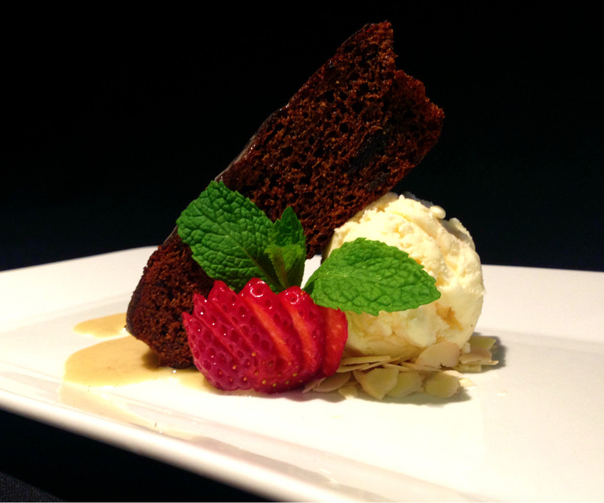 Montague's Restaurant Pic 1 - Warm Sticky Date Pudding drizzled with whisky sauce and vanilla ice cream