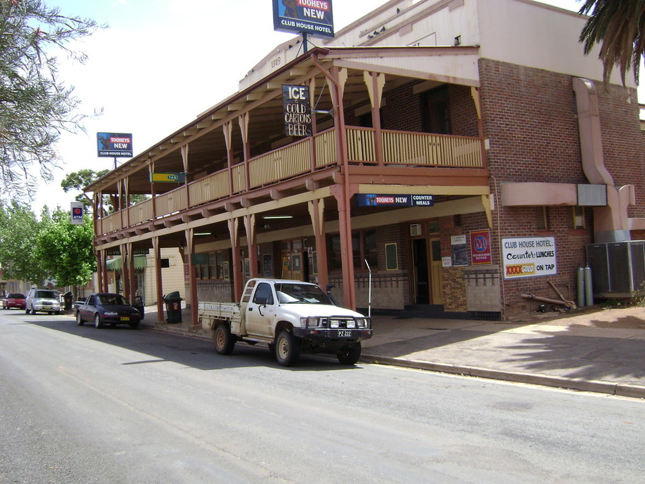 Clubhouse Hotel & Dining Pic 1 - Clubhouse photo taken from IGA Supermarket