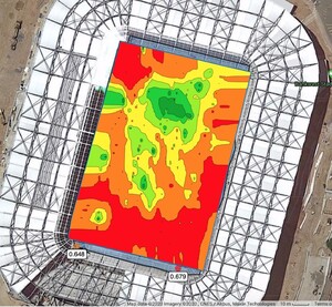 Gilba Solutions Pty Ltd Pic 4 - NDVI shade analysis at BankWest Stadium